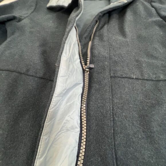 Stio Wool Blend Cashmere Blend Coat Jacket Women's Size Small Dark Gray - Picture 13 of 16